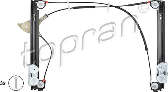 Topran 501 830 - Stikla pacelšanas mehānisms autodraugiem.lv