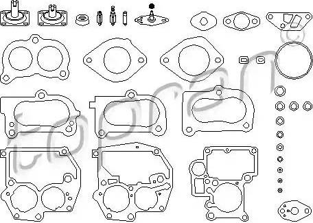 Topran 100 851 - Remkomplekts, Karburators autodraugiem.lv