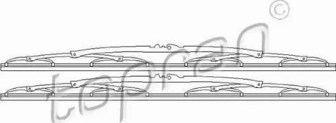 Topran 103 579 - Stikla tīrītāja slotiņa autodraugiem.lv