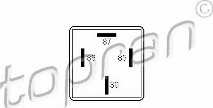 Topran 102 409 015 - Relejs, Tuvā gaisma autodraugiem.lv