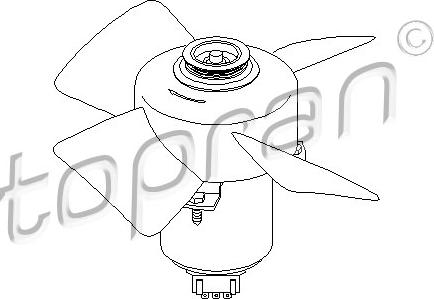 Topran 107 708 - Ventilators, Motora dzesēšanas sistēma autodraugiem.lv