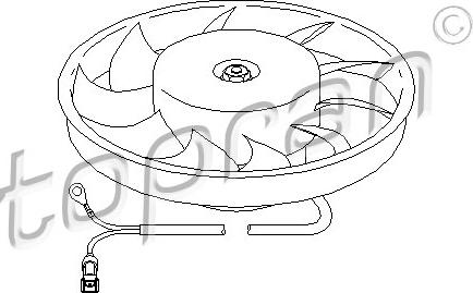 Topran 107 713 - Ventilators, Motora dzesēšanas sistēma autodraugiem.lv
