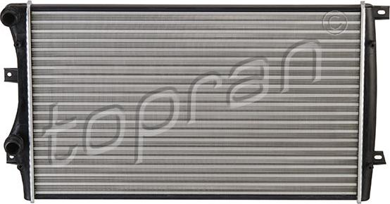 Topran 115 632 - Radiators, Motora dzesēšanas sistēma autodraugiem.lv