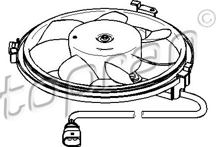 Topran 111 439 - Ventilators, Motora dzesēšanas sistēma autodraugiem.lv