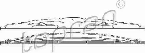 Topran 112 378 - Stikla tīrītāja slotiņa autodraugiem.lv