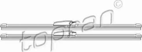 Topran 112 372 - Stikla tīrītāja slotiņa autodraugiem.lv