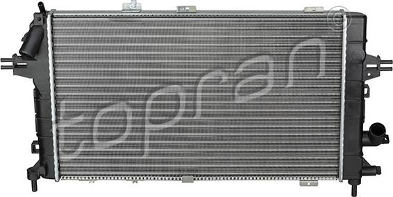 Topran 207 810 - Radiators, Motora dzesēšanas sistēma autodraugiem.lv
