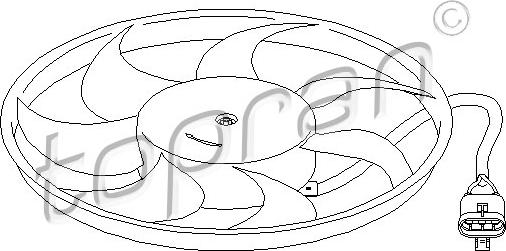 Topran 207 210 - Ventilators, Motora dzesēšanas sistēma autodraugiem.lv