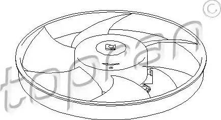 Topran 721 526 - Ventilators, Motora dzesēšanas sistēma autodraugiem.lv