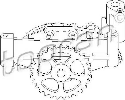 Topran 721 207 - Eļļas sūknis autodraugiem.lv