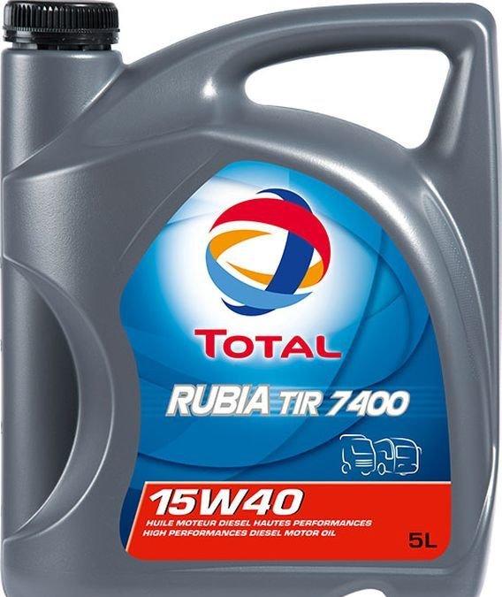 Total 15W40 RUBIA TIR 7400 5 - Motoreļļa autodraugiem.lv