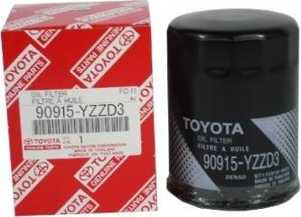 TOYOTA 90915-YZZD3 - Eļļas filtrs autodraugiem.lv