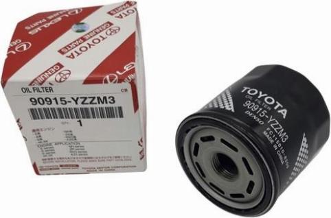 TOYOTA 90915-YZZM3 - Eļļas filtrs autodraugiem.lv
