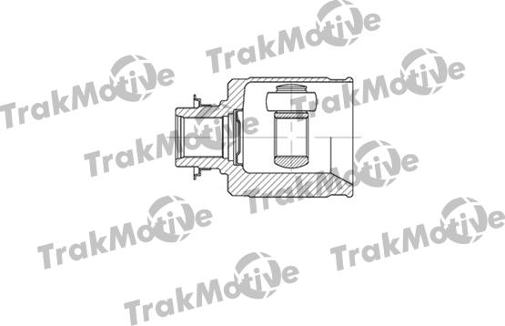 TrakMotive 45-0100 - Šarnīru komplekts, Piedziņas vārpsta autodraugiem.lv