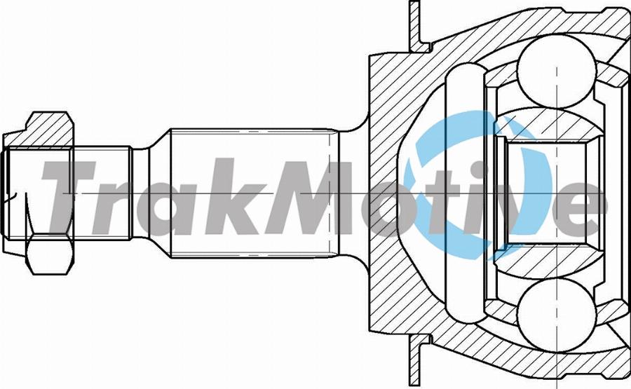 TrakMotive 40-0961 - Šarnīru komplekts, Piedziņas vārpsta autodraugiem.lv