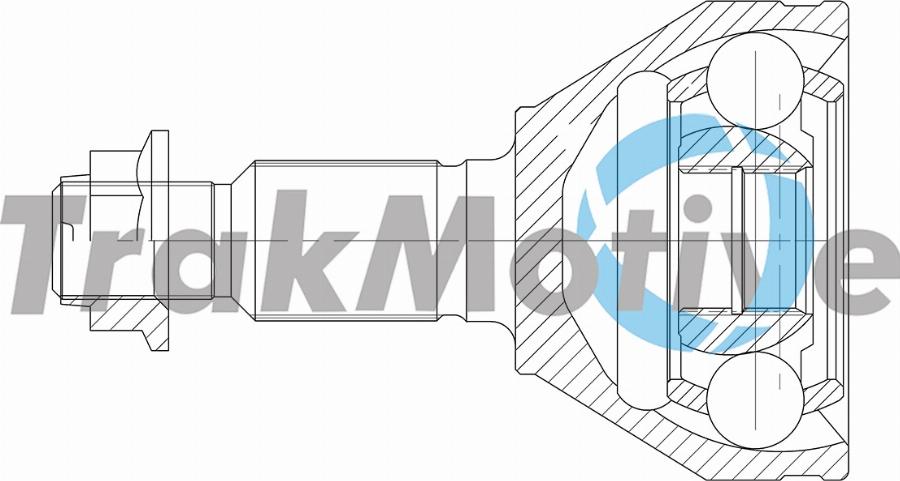 TrakMotive 40-0985 - Šarnīru komplekts, Piedziņas vārpsta autodraugiem.lv