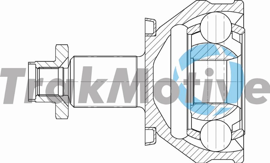 TrakMotive 40-0982 - Šarnīru komplekts, Piedziņas vārpsta autodraugiem.lv