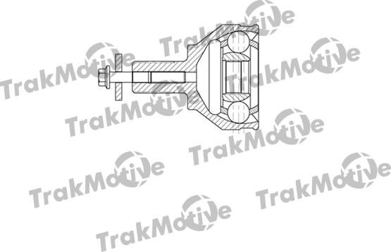 TrakMotive 40-0669 - Šarnīru komplekts, Piedziņas vārpsta autodraugiem.lv