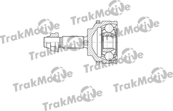 TrakMotive 40-0661 - Šarnīru komplekts, Piedziņas vārpsta autodraugiem.lv