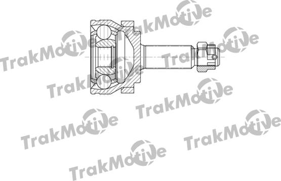 TrakMotive 40-0617 - Šarnīru komplekts, Piedziņas vārpsta autodraugiem.lv