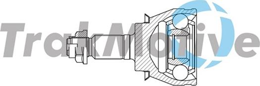 TrakMotive 40-0809 - Šarnīru komplekts, Piedziņas vārpsta autodraugiem.lv