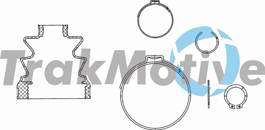 TrakMotive 50-0528 - Putekļusargs, Piedziņas vārpsta autodraugiem.lv