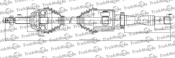 TrakMotive 30-1144 - Piedziņas vārpsta autodraugiem.lv