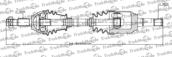 TrakMotive 30-1127 - Piedziņas vārpsta autodraugiem.lv