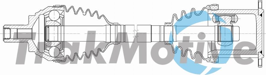 TrakMotive 30-2107 - Piedziņas vārpsta autodraugiem.lv