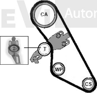 Trevi Automotive KD1005 - Zobsiksnas komplekts autodraugiem.lv