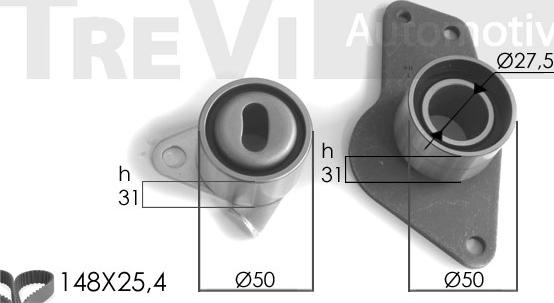 Trevi Automotive KD1080 - Zobsiksnas komplekts autodraugiem.lv