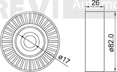 Trevi Automotive TA1902 - Parazīt / Vadrullītis, Ķīļrievu siksna autodraugiem.lv