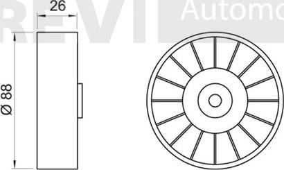 Trevi Automotive TA1472 - Parazīt / Vadrullītis, Ķīļrievu siksna autodraugiem.lv