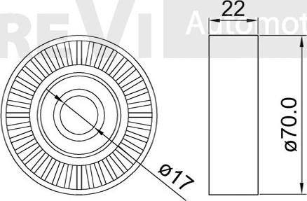 Trevi Automotive TA1565 - Parazīt / Vadrullītis, Ķīļrievu siksna autodraugiem.lv