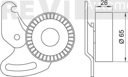 Trevi Automotive TA1574 - Parazīt / Vadrullītis, Ķīļrievu siksna autodraugiem.lv