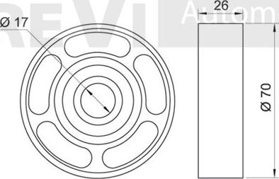 Trevi Automotive TA1066 - Parazīt / Vadrullītis, Ķīļrievu siksna autodraugiem.lv