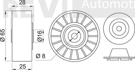 Trevi Automotive TA1011 - Parazīt / Vadrullītis, Ķīļrievu siksna autodraugiem.lv