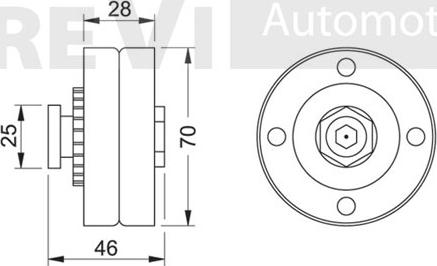 Trevi Automotive TA1023 - Parazīt / Vadrullītis, Ķīļrievu siksna autodraugiem.lv