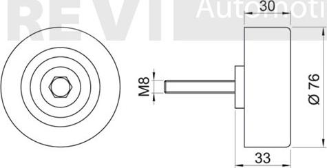 Trevi Automotive TA1874 - Parazīt / Vadrullītis, Ķīļrievu siksna autodraugiem.lv