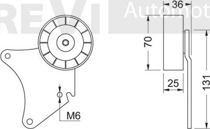 Trevi Automotive TA1211 - Parazīt / Vadrullītis, Ķīļrievu siksna autodraugiem.lv