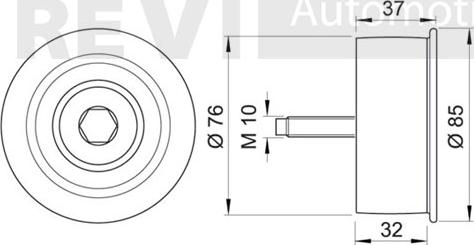 Trevi Automotive TA1789 - Parazīt / Vadrullītis, Ķīļrievu siksna autodraugiem.lv