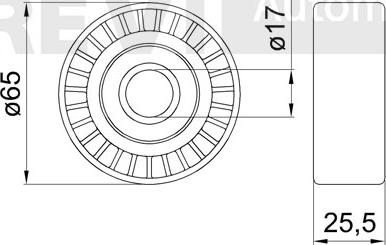 Trevi Automotive TA2101 - Parazīt / Vadrullītis, Ķīļrievu siksna autodraugiem.lv