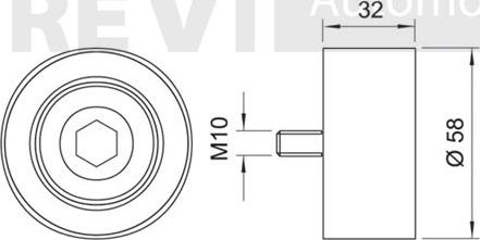 Trevi Automotive TD1579 - Parazīt / Vadrullītis, Zobsiksna autodraugiem.lv