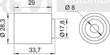 Trevi Automotive TD1612 - Parazīt / Vadrullītis, Zobsiksna autodraugiem.lv