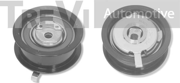 Trevi Automotive TD1025 - Spriegotājrullītis, Gāzu sadales mehānisma piedziņas siksna autodraugiem.lv