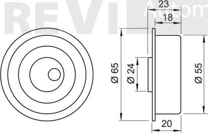 Trevi Automotive TD1321 - Spriegotājrullītis, Gāzu sadales mehānisma piedziņas siksna autodraugiem.lv