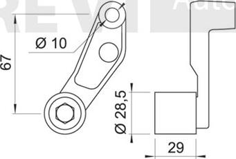 Trevi Automotive TD1272 - Parazīt / Vadrullītis, Zobsiksna autodraugiem.lv