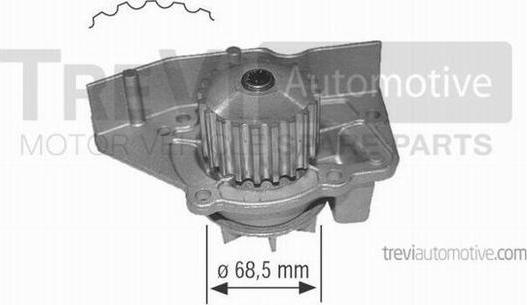 Trevi Automotive TP491 - Ūdenssūknis autodraugiem.lv