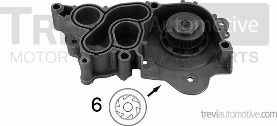 Trevi Automotive TP1318 - Ūdenssūknis autodraugiem.lv