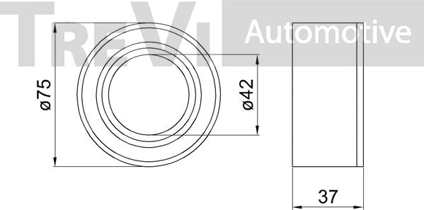 Trevi Automotive WB1963 - Riteņa rumbas gultņa komplekts autodraugiem.lv